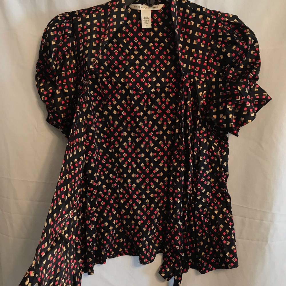DVF wrap top